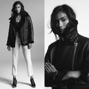 Wilfred Free Joan Shearling Jacket